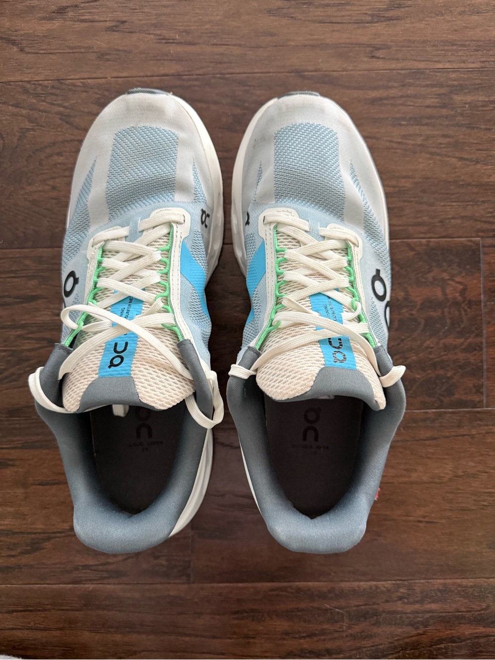 On Cloudsurfer Next Running Shoes - Niagara White - Picture 4 of 10